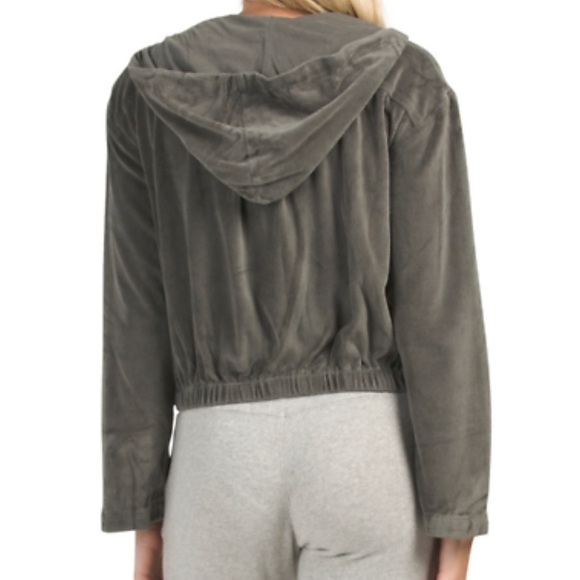 Young Fabulous & Broke velour jacket in khaki NWT - Picture 2 of 5